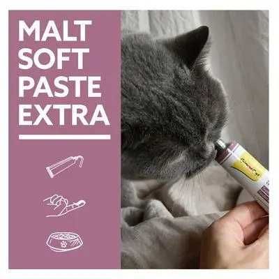 Gim Cat Malt Soft Extra паста для виведення шерсті у котів 200 грам!!
