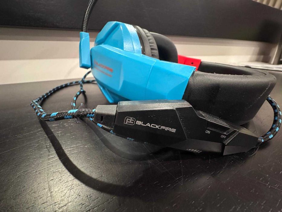 Headset Gaming BLACKFIRE NSX-NEON com microfone