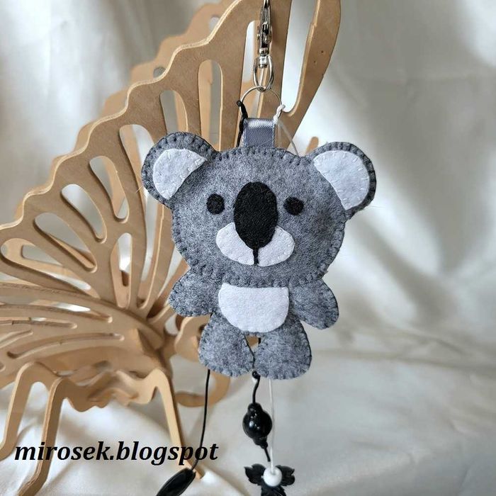 Miś Koala breloczek filc