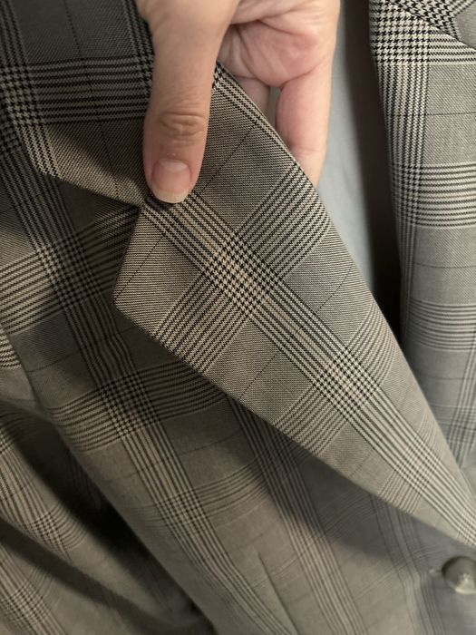 Jak nowa Marynarka damska kratkę kratę płaszcz kurtka szara xs 34 H&M