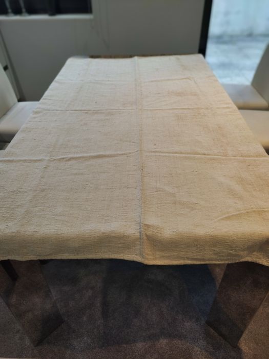 Duas toalhas linho muito antigo