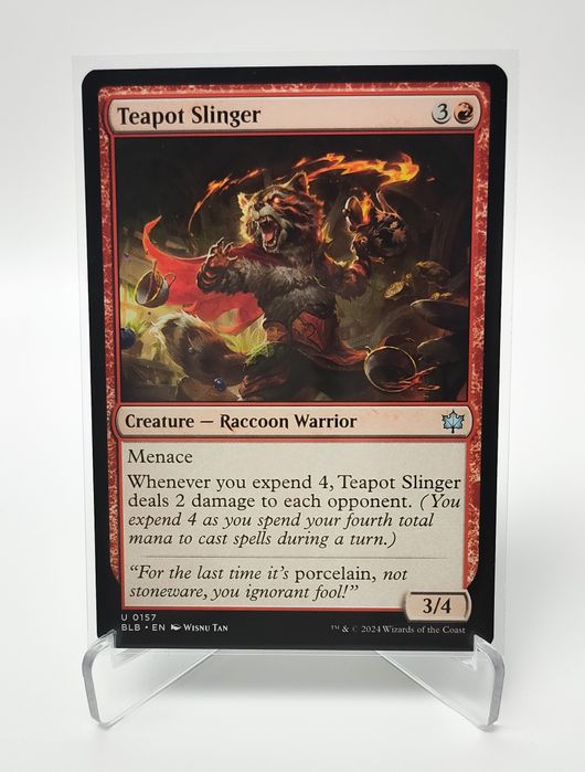Teapot Slinger 157 Bloomburrow Magic the Gathering (MTG)