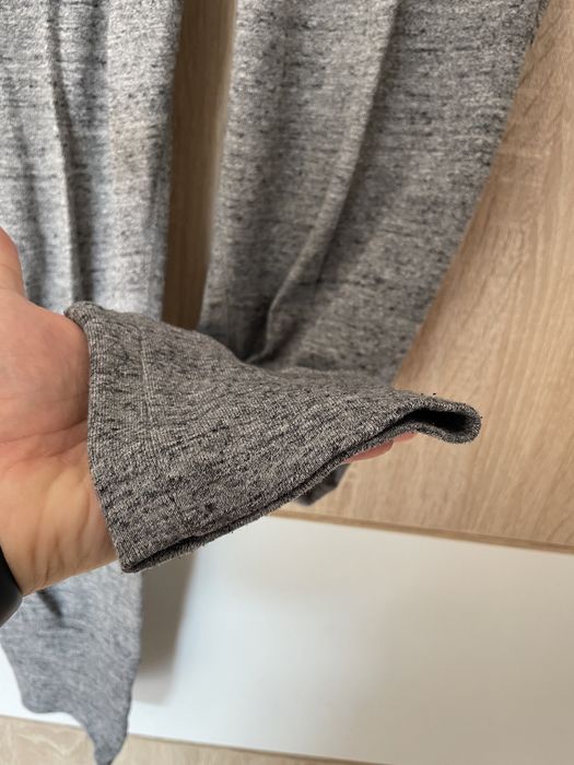 Dresy Nike S szare melanż bawełniane wysoki stan