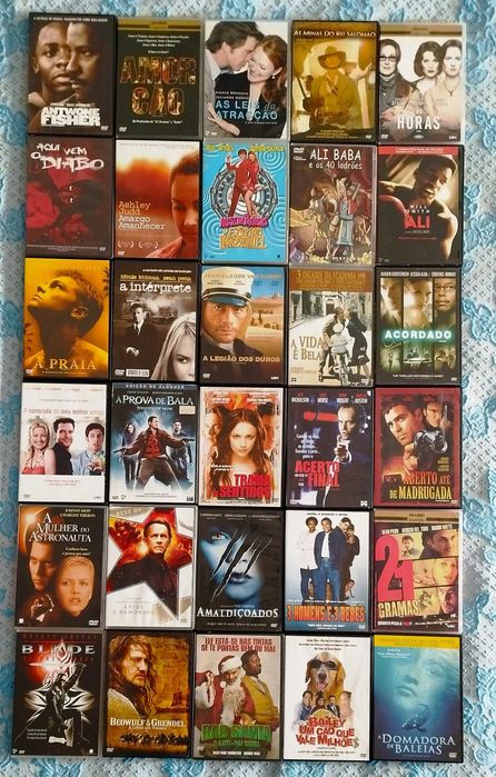 Lote DVDs e SERIES Originais, mais de 500..desde 0.30€