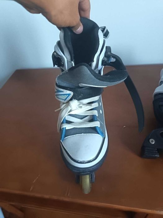 Patins em linha ajustáveis 37-40 - par completo