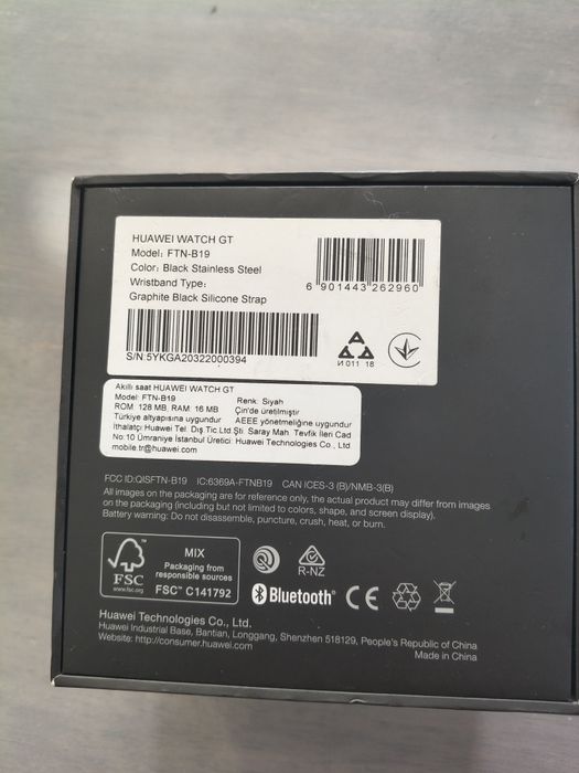 Huawei watch GT czarny