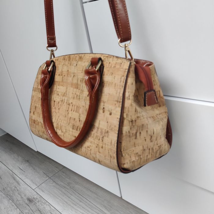 Torebka z korka, oryginalna z Portugalii, nowa bez metki