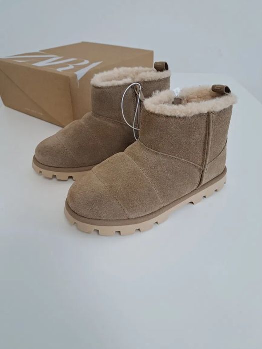 Уггі Zara, натуральний замш, 24р