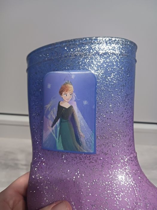 Świecące kalosze Frozen Kraina lodu rozm. 25