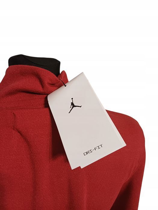 Jordan Drifit Bordowa Bluza Długi Rękaw Fason Klasyczny Rozmiar Xs/S