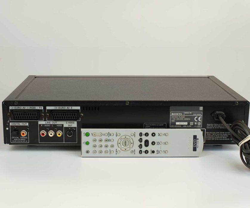 Sony CD/DVD Player DVP-S325 czarny z pilotem