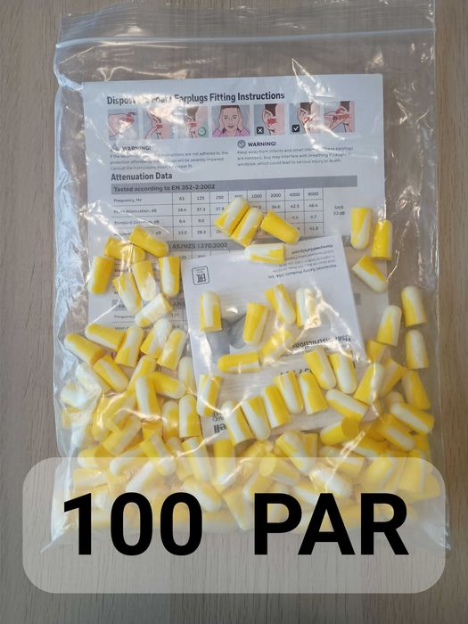 NOWE Wkładki przeciwhałasowe zatyczki Honeywell BILSOM dowolne ilości