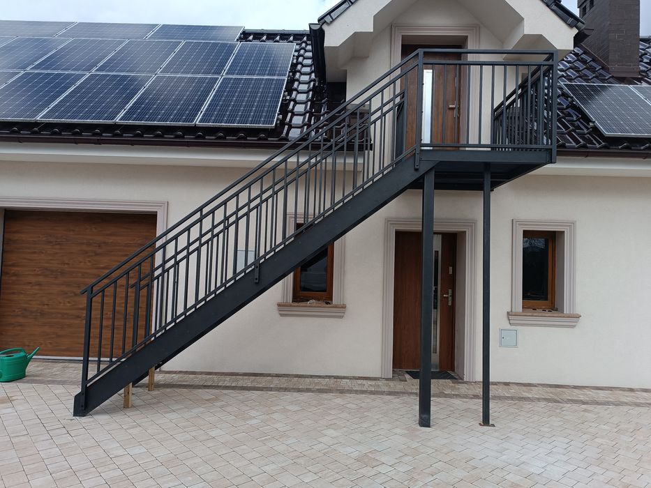 Ogrodzenia-Balustrady-     Schody-Konstrukcje stalowe-Uslugi ślusarski