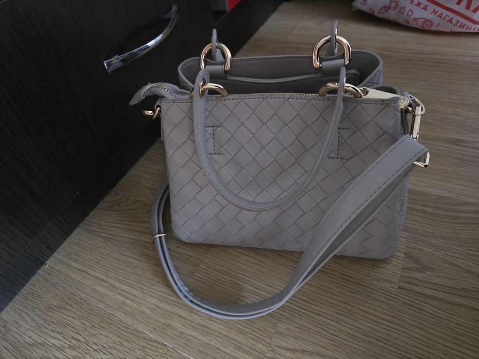 Стильна жіноча сумочка, BESSIE, сіра