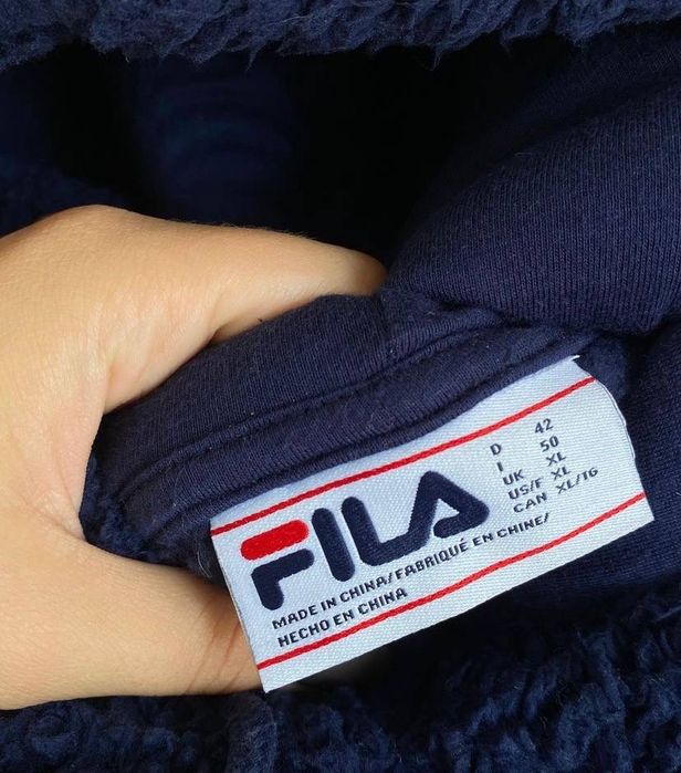 Плюшевое худи FILA