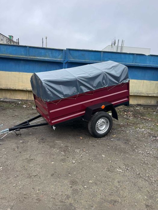 Причіп до авто 150х130х35 з посиленим дишлом, модель "Дніпро-150"