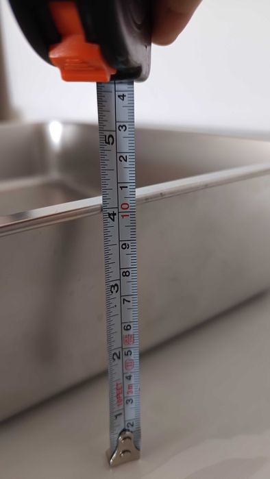 Caixa de areia para gatos em inox
