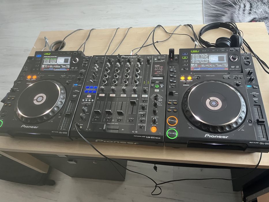 *zamiana*Pioneer cdj 2000 x2,djm 900nexus case y barczak