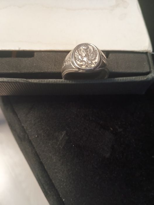 Srebrny sygnet męski