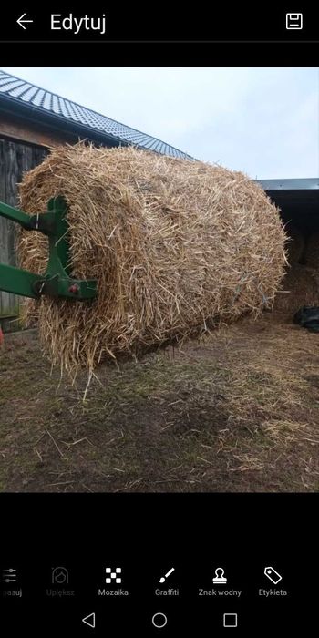 Sprzedam słomę przenną