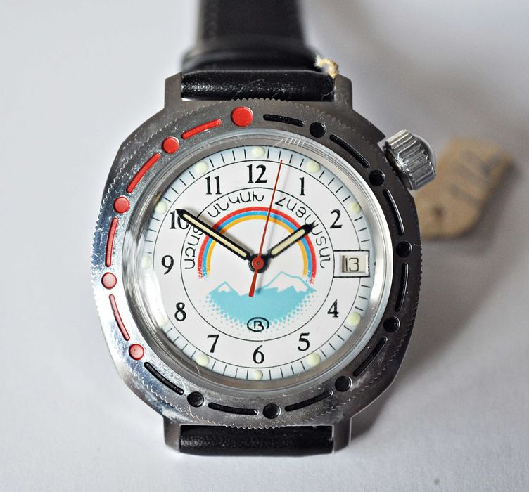 Rzadki nieużywany Wostok Komandirski  17 kam !