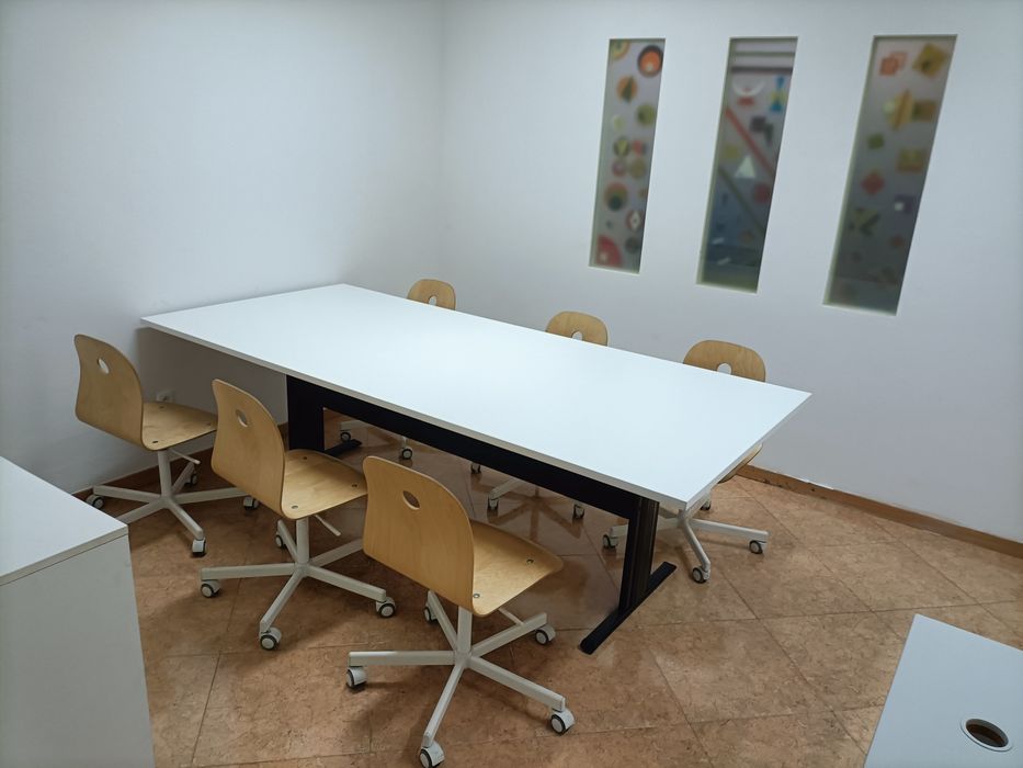Mesa reuniao retangular 8/10 pax