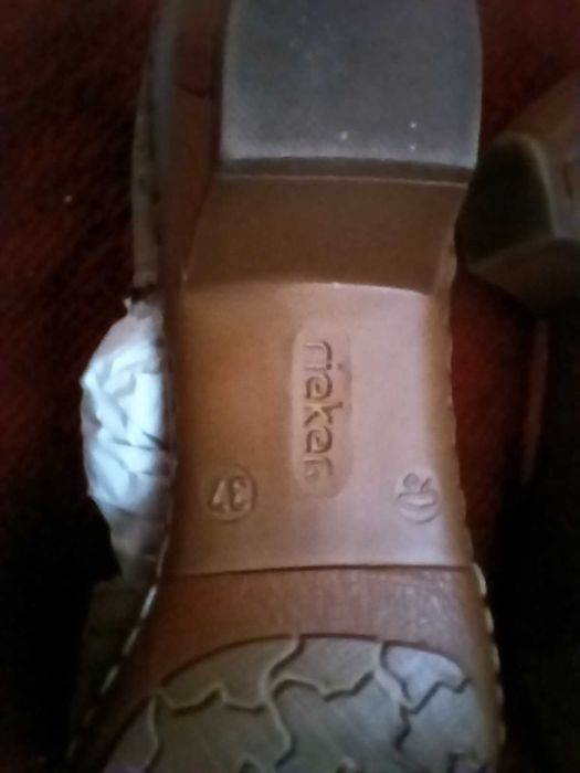 Buty Rieker. Skórzane