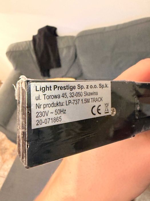 NOWE Szyna sufitowa 1.5m + 4 reflektory LIGHT PRESTIGE