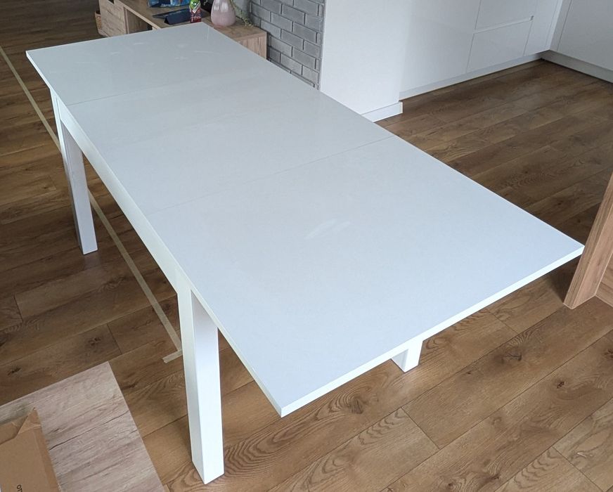 Stół, biały 120*80 rozkładany 190cm.