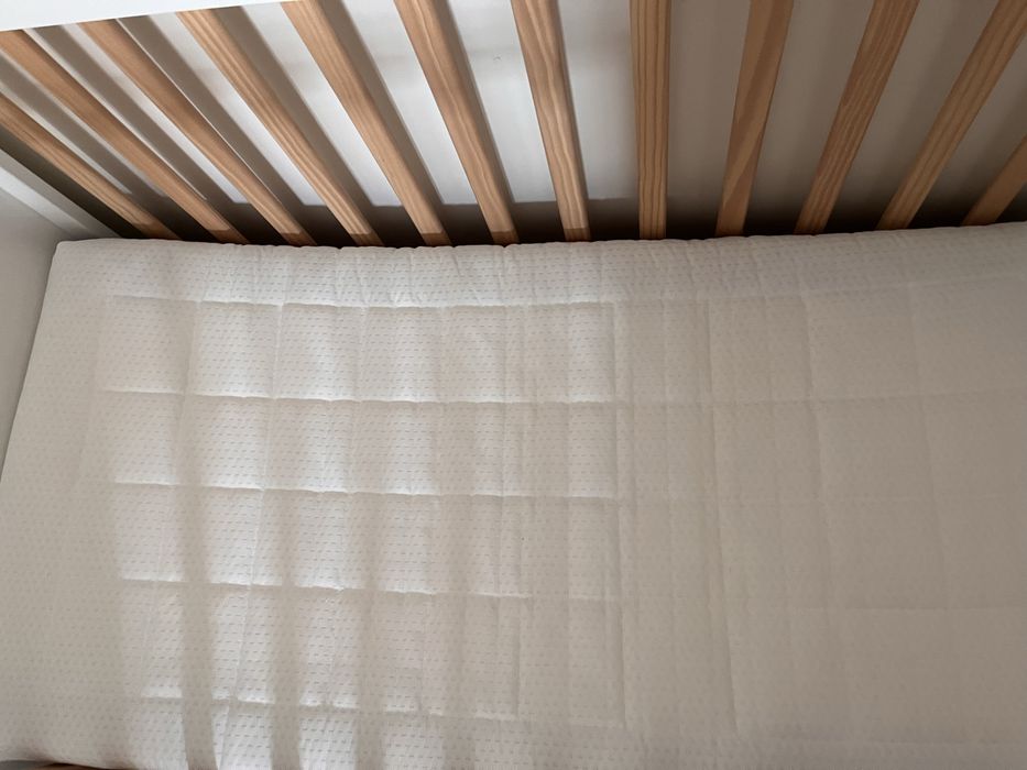 Berço Trama 120x060 + Colchao Ecus Kids Pigu 120x060