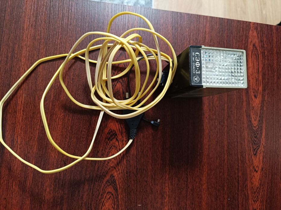 Фотовспышки времён СССР