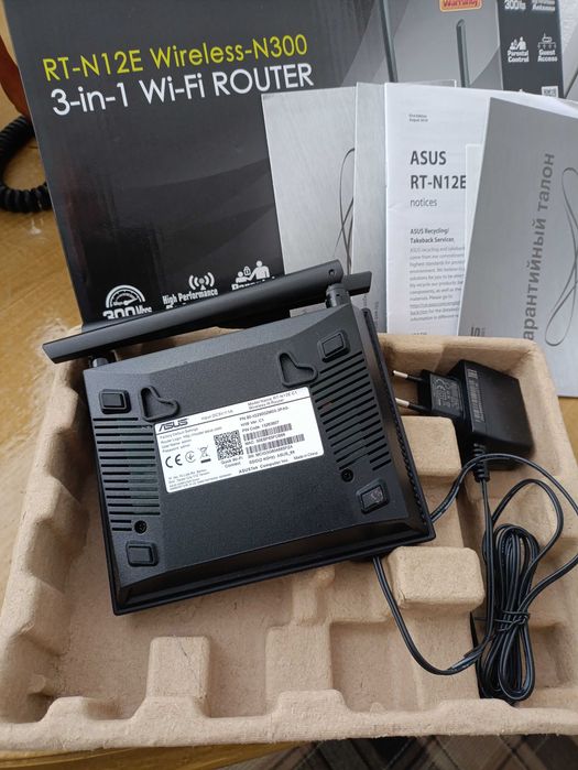 Роутер ASUS RT-N12E, стан нового