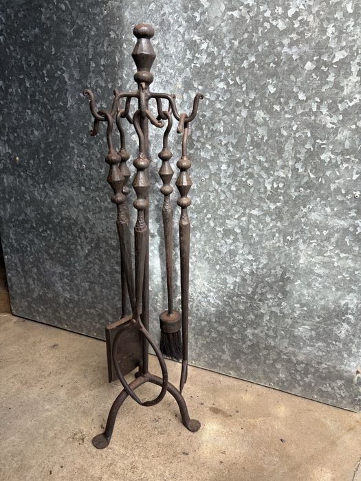 Conjunto de lareira Forjado