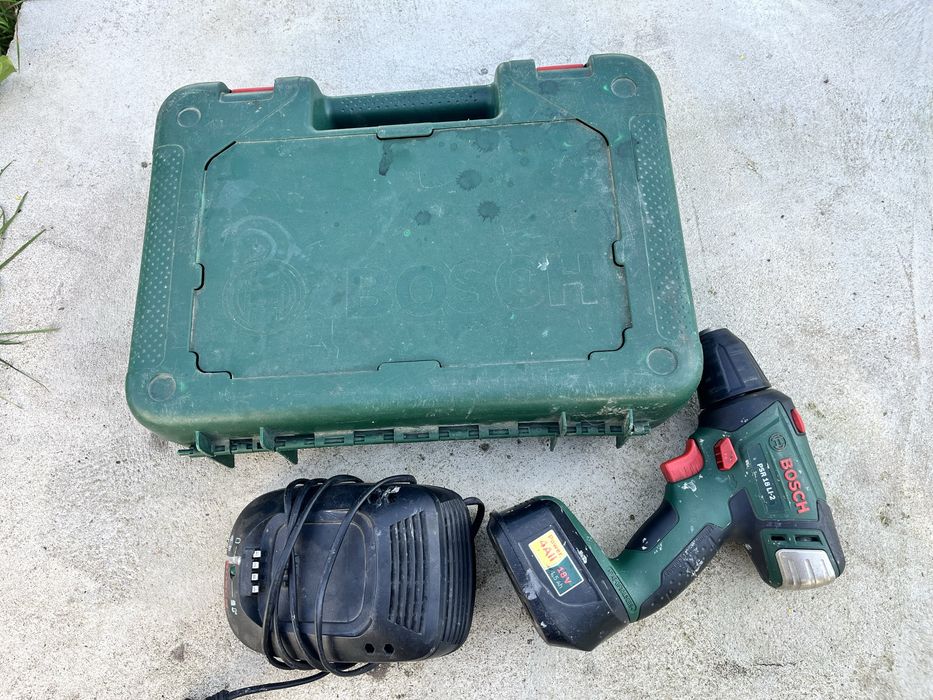 Wiertarko-wkrętarka Bosch PSR 18 Li-2 walizka akumulator, wkrętarka