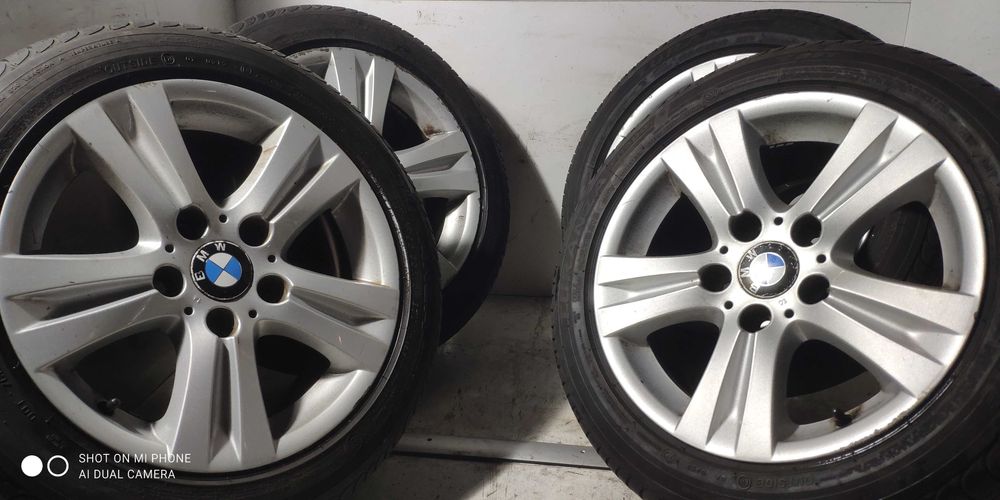 Koła BMW 5x120 alusy 16 lato 195/55R16 BRIDGESTONE opony jak NOWE 4szt