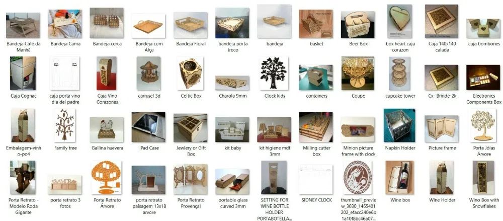 Pack de 65000 Vetores para Máquinas Dxf, Cdr de Corte a Laser e CNC