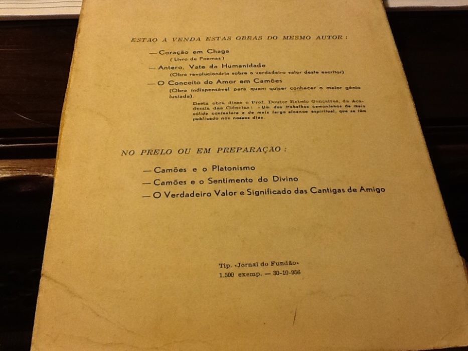 Livro de 1956 - " Auto da alma de Gil Vicente "- Portes Incluidos