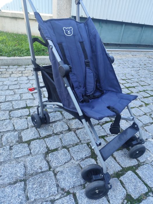 Carrinho de passeio com capota reclinável