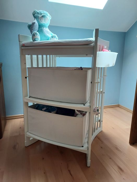 komoda przewijak STOKKE drewno