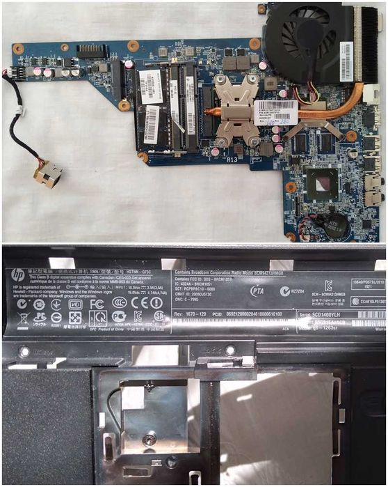 Разборка ноутбука HP Pavilion G6