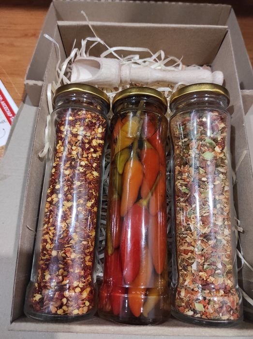 Гострий набір перець чилі маринований бограч  аджика