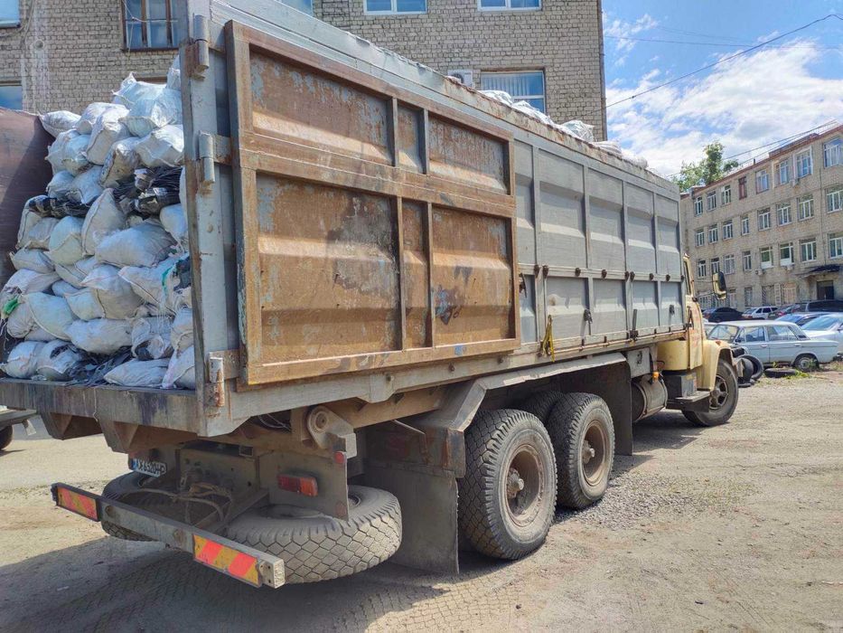 КРАЗ Хозяйский, кузов 7 м, под 40  кубов, борт - тент- самосвал,!