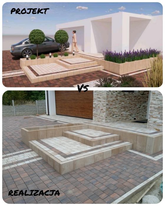 Uslugi brukarskie, ukladanie kostki brukowej