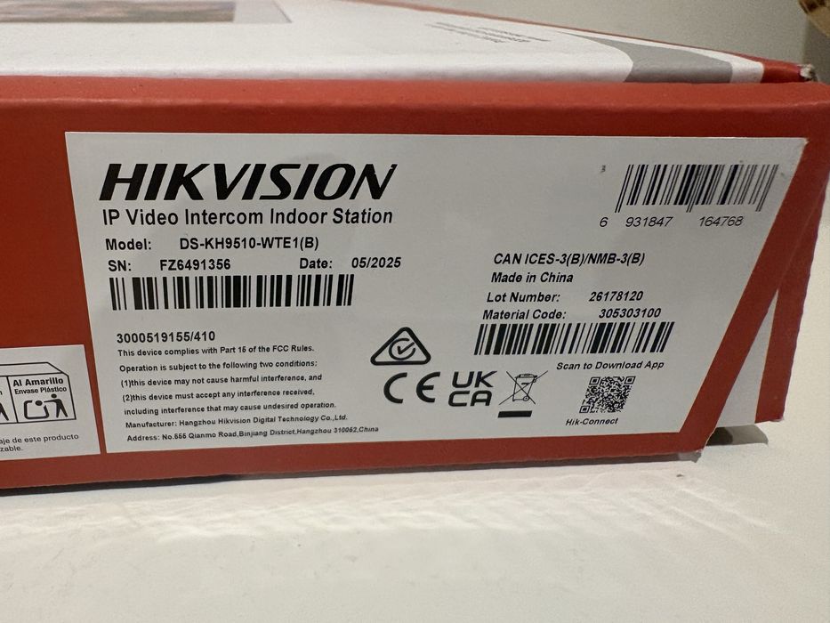 Video Porteiro Hikvision