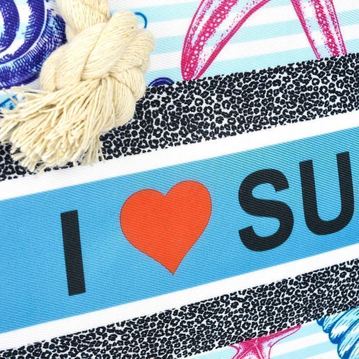 Duża torba plażowa torebka summer na lato pojemna