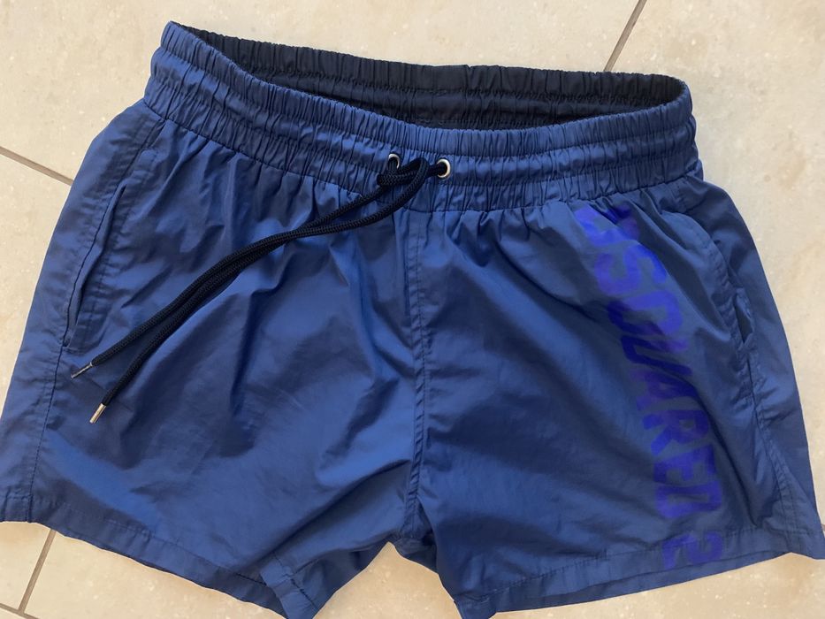 Dsquared2 szorty kąpielówki/ krótkie spodenki niebieskie XS/ S