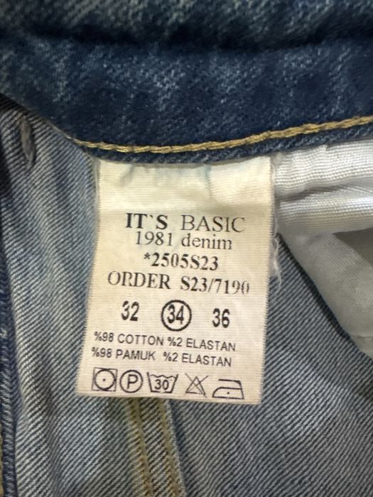 Жіночі джинси синього кольору It’s basic розмір 34