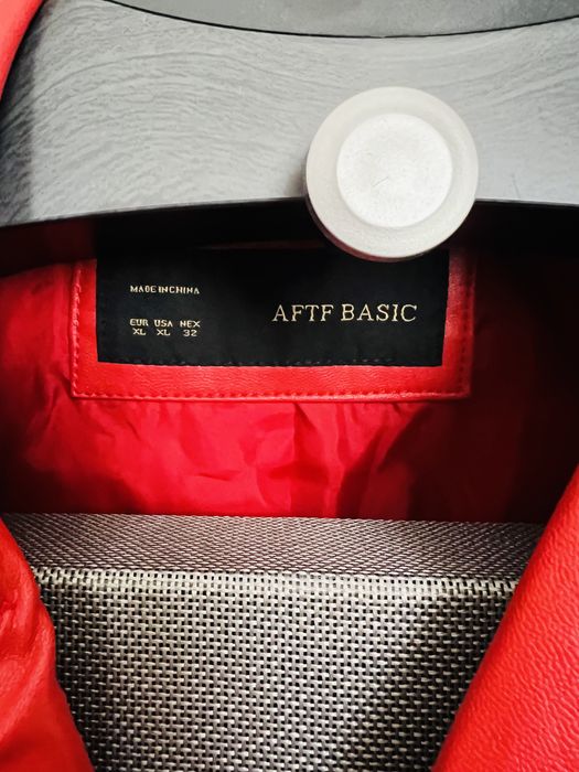 Куртка эко кожа косуха красная aftf basic