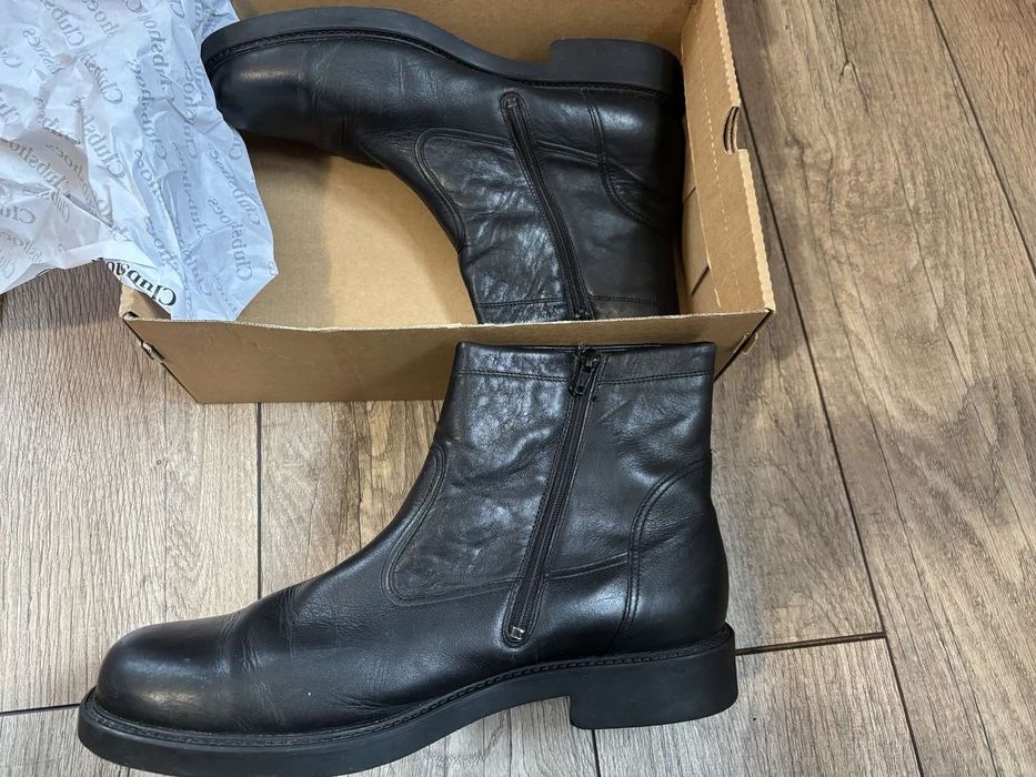 Чоловiчi шкiрянi чоботи 45 розмiру