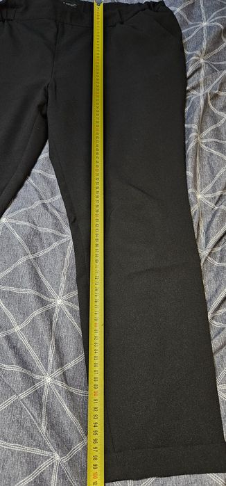 Spodnie Next ciążowe czarne dla mamy 42 / 14L duże jak nowe maternity